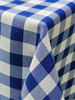 Preview: Tischsets - Karo – karierter Stoff im Landhausstil