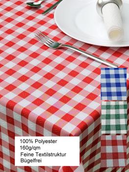 Tischsets - Karo – karierter Stoff im Landhausstil