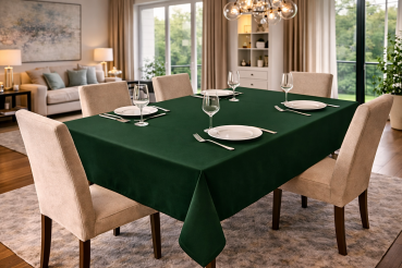 Preview: Tischdecke - Linea – Unistoff mit feiner Struktur