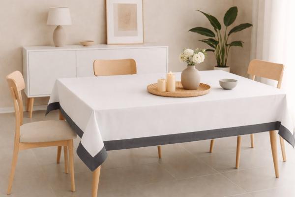 Tischdecke - Natura – Unistoff mit natürlicher Struktur