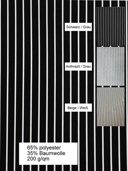 Servietten - Zebra – Stoff mit feiner Streifenstruktur